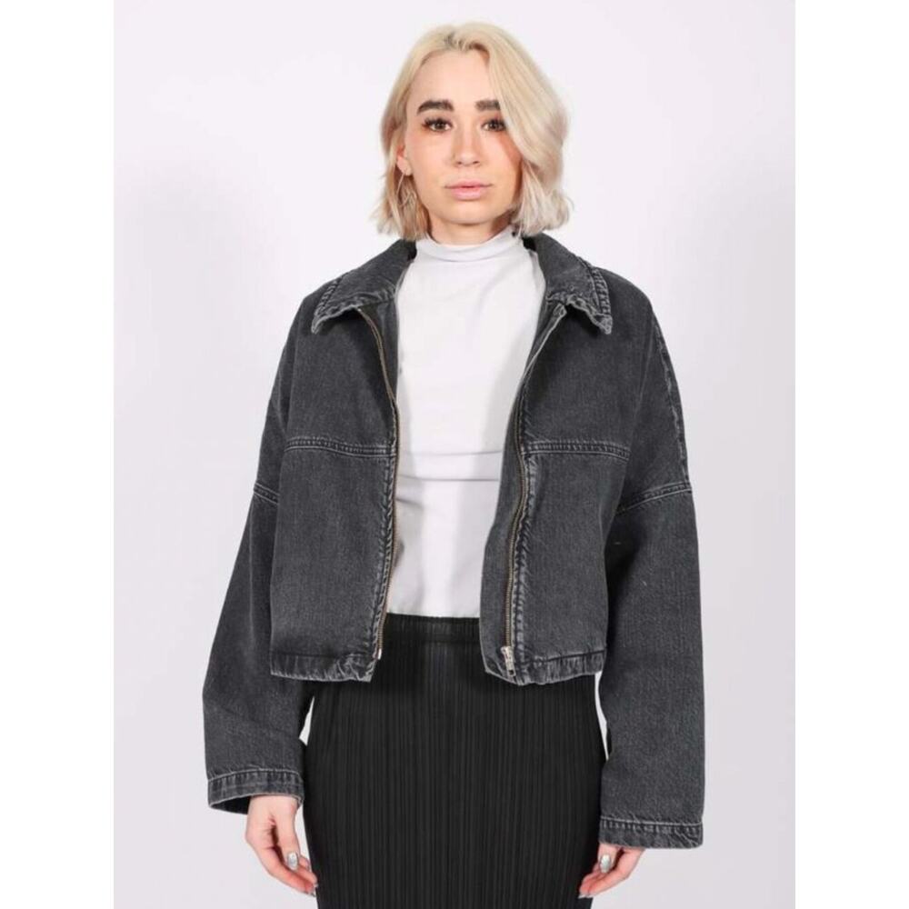 Rachel Comey Algardi Washed Black Denim Jacket - Picture 2 of 9
